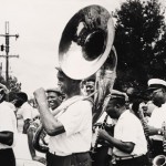“Brass Band Parade,"by Ralston Crawford.